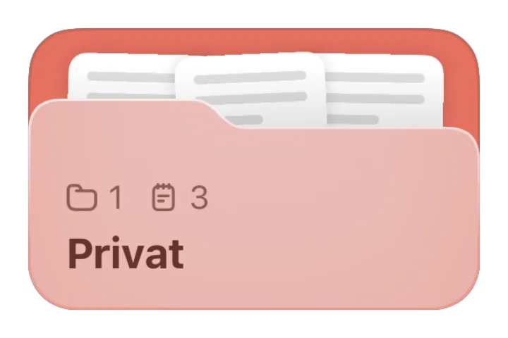 Ordner „Privat“