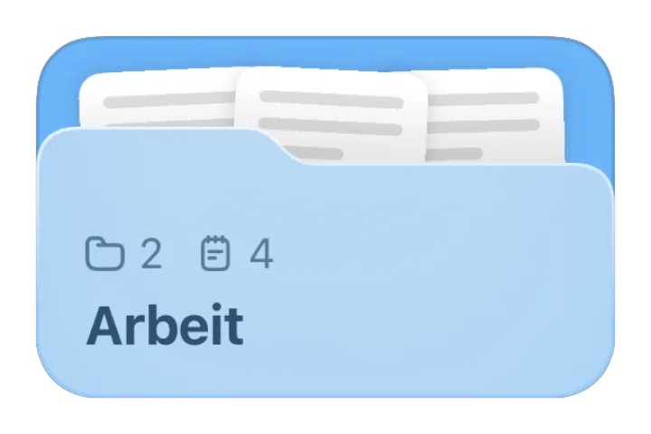 Ordner „Arbeit“