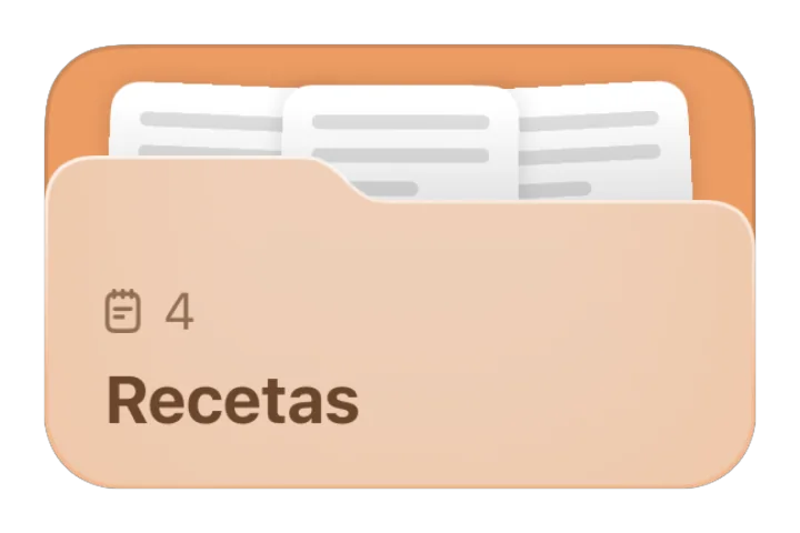 Carpeta Recetas