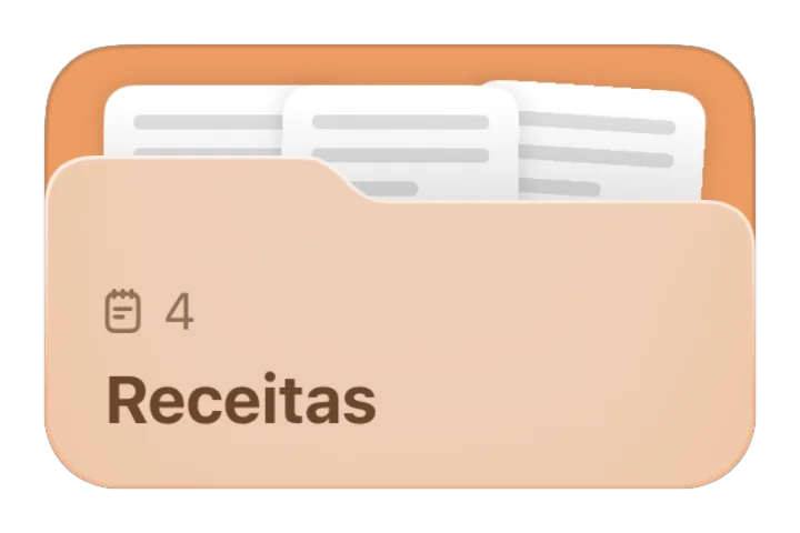Pasta de receitas