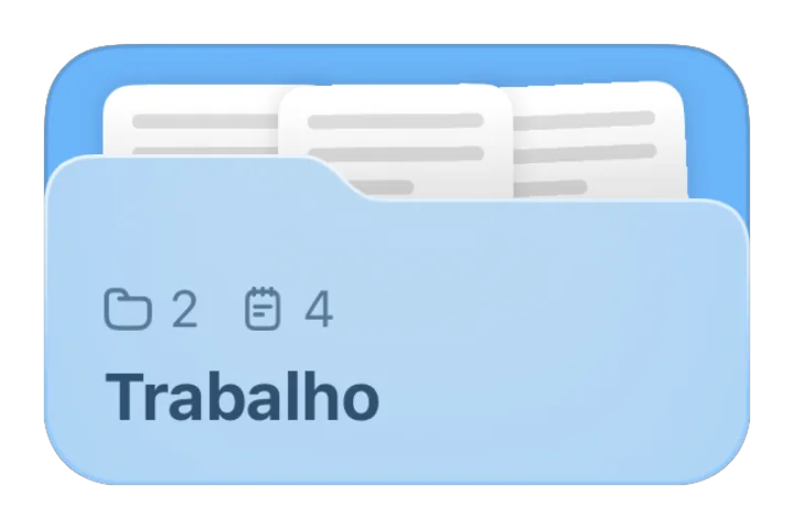 Pasta de trabalho